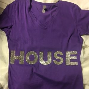 Purple bling shirt